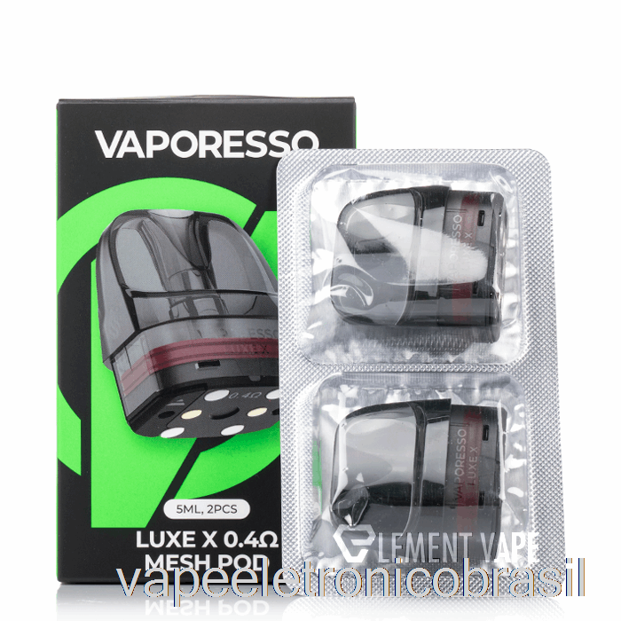 Vape Recarregável Vaporesso Luxe X Pods De Substituição 0.4ohm Luxe X Pods